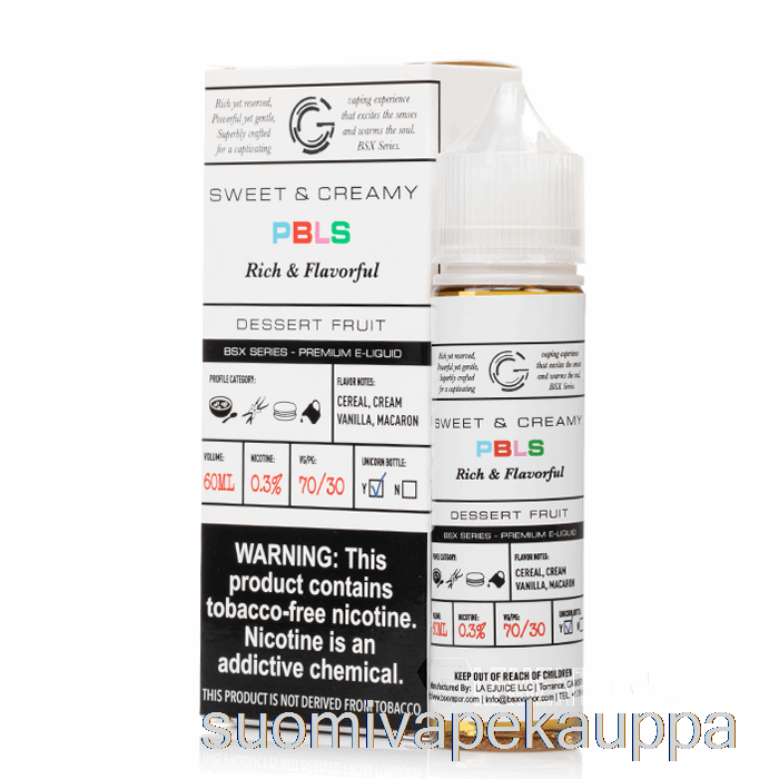 Vape Suomi Pbls - Bsx Series - 60ml 3mg